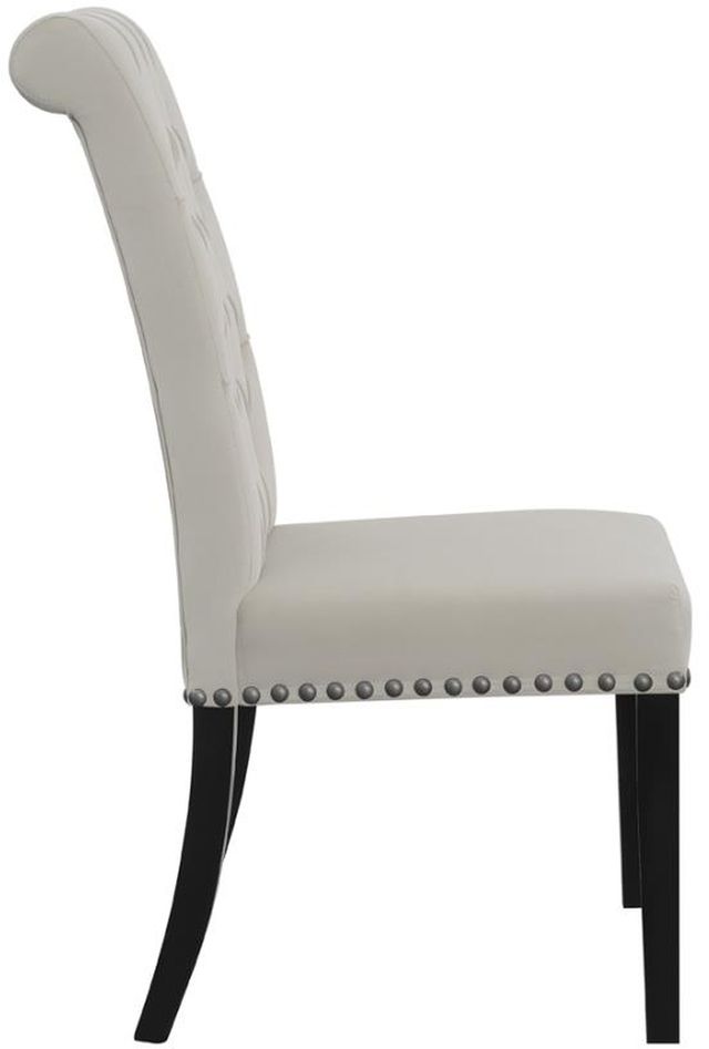 Coaster® Alana 2-Piece Sand Upholstered Tufted Side Chairs-2