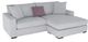 Dynasty Furniture 1907 Domino Sofa with Floating Ottoman-0
