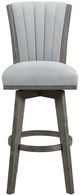 Homelegance® Corvallis Gray/Wire Brushed Gray Swivel Pub Height Chair-2