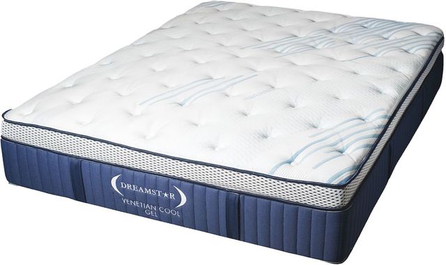 Dreamstar Bedding Luxury Collection Venetian Gel 13" Hybrid Medium Euro Top Twin Mattress in a Box-0