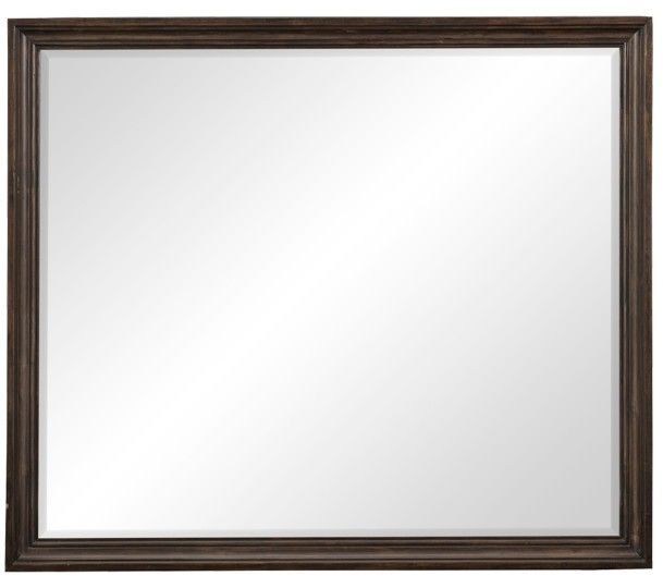 Mazin Furniture Cardano Driftwood Charcoal Mirror-0