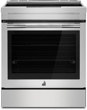 front view of the JennAir® RISE™ 30" Stainless Steel Slide In Induction Range