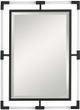 Uttermost® Balkan Matte Black Mirror-0