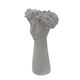 A & B Home Gray Head Wreath Vase-1