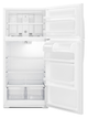 Whirlpool® 28 in. 14.3 Cu. Ft. Monochromatic Stainless Steel Top Freezer Refrigerator-2