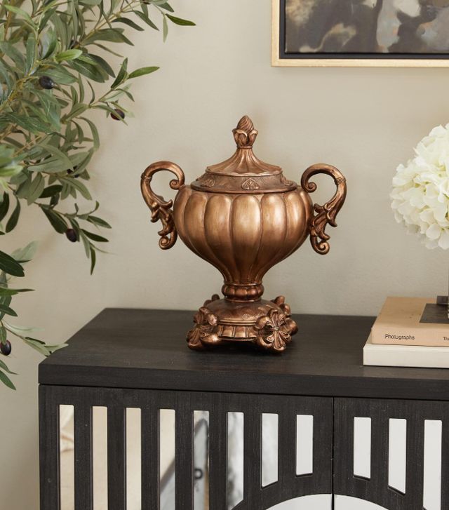 Deco Marche Bronze Decorative Jars-4