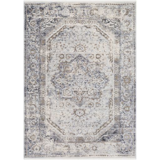 Surya Liverpool Charcoal 5'x8' Area Rug-0