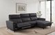 Furniture of America® Theola Black Power Reclining Sectional with Right Chaise-2