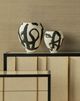 Currey & Company Kenzo Black/White Medium Vase-4