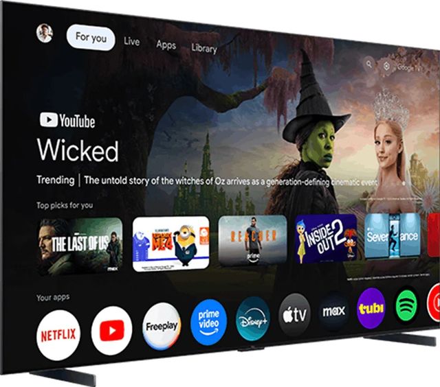 TCL 75 QM7L Series Black SQD-Mini LED 4K UHD HDR Smart TV with Google TV-4