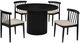 Coaster® Hamlyn 5-Piece Black/Wheat Dining Table Set-0