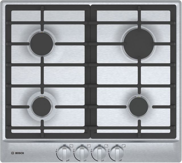 Bosch 500 Series 24" Stainless Steel Gas Cooktop-0