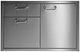 LYNX® Professional Classic 36" Stainless Steel Door Drawer Combination-0