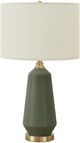 Monarch Specialties Inc. 26"H Green Ceramic Table Lamp-0