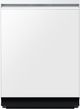 Samsung Bespoke 24" White Glass Top Control Built In Smart Dishwasher with 3rd Rack Washing System-0