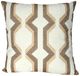 A & B Home Beige/Brown/White Throw Pillow-0