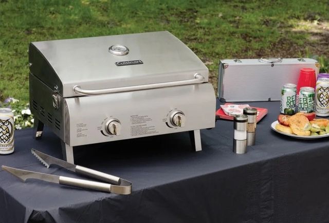 Cuisinart® Chef's Style 2-Burner Stainless Steel Tabletop Liquid Propane Grill-3