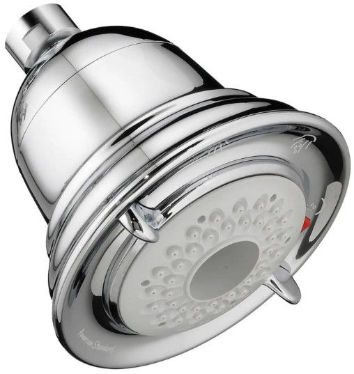 American Standard FloWise Polished Chrome Traditional Water-Saving Fixed Showerhead-0