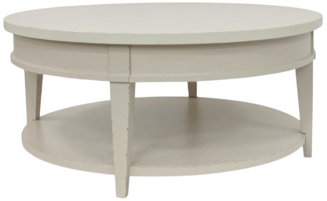 Legacy Classic Reflections Cashmere Round Cocktail Table-0