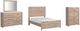 Signature Design by Ashley® Senniberg 4-Piece Light Brown/White Full Youth Panel Bed Set-0
