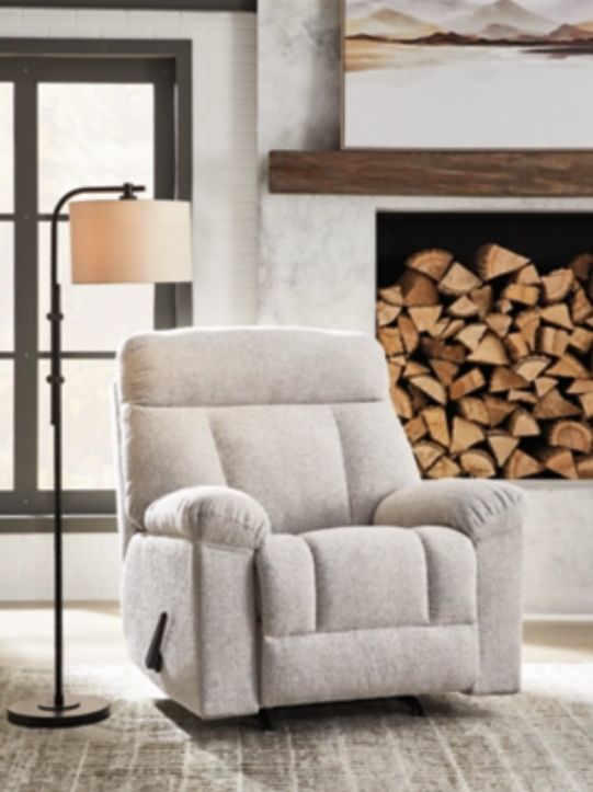 Signature Design by Ashley® Hoyne Park Cobble Stone Manual Rocker Recliner-4