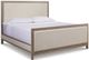 Signature Design by Ashley® Chrestner 4-Piece Gray King Upholstered Panel Bed Set-1