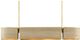 Currey & Company Tenby Abaca/Contemporary Gold Leaf Oval Chandelier-2