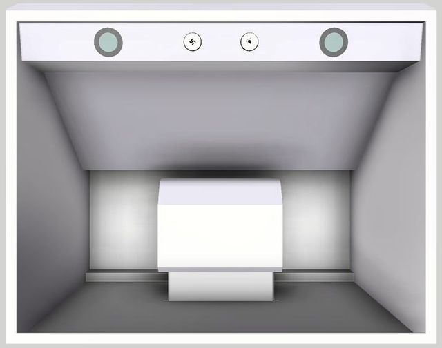 Vent-A-Hood® 36" White Wall Mounted Range Hood-2