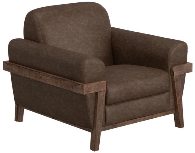 International Furniture Direct Loft Brown 43" Accent Chair-0