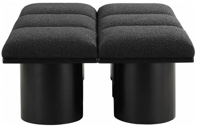 Meridian Furniture Pavilion 6-Piece Black 54" Modular Bench Set-2