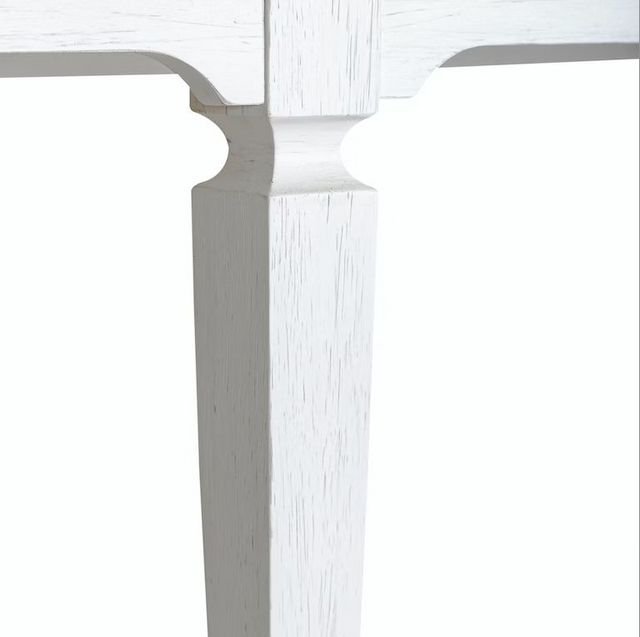 Liberty Furniture Allyson Park White 72" Hall Table with Charcoal Top -6