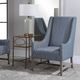 Uttermost® Galiot Blue Accent Chair-1