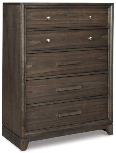Signature Design by Ashley® Brueban 4-Piece Brown California King Storage Panel Bed Set-3