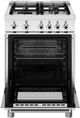 Bertazzoni Professional Series 24" Fingerprint Resistant Stainless Steel Pro Style Gas Range-1