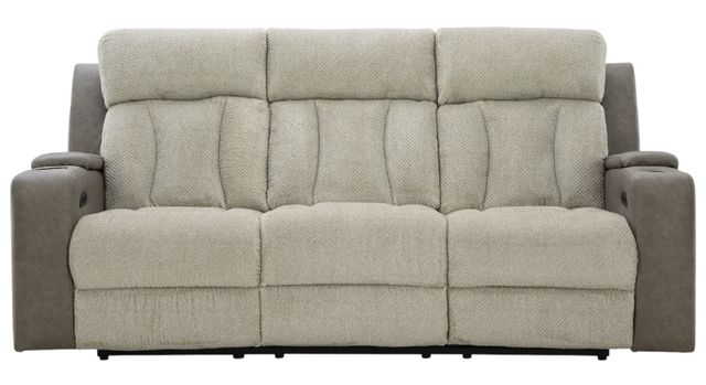 Signature Design by Ashley® WhipLash Sisal Power Reclining Sofa with Adjustable Headrest-1