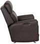 Franklin™ Argent Duvall Coffee Fabric Power Rocker Recliner-4