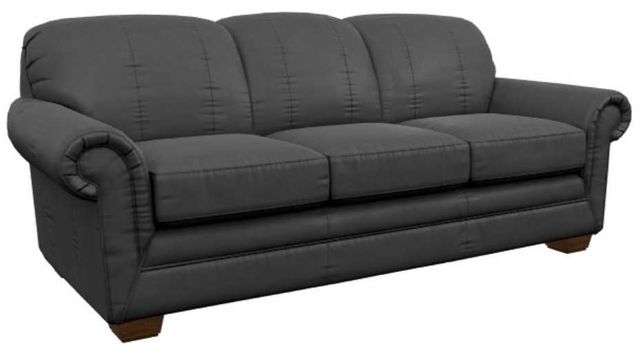 La-Z-Boy® Mackenzie Navy Leather Sofa-0