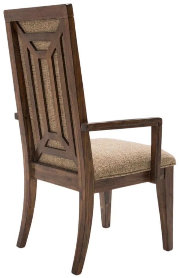 Michael Amini® Carrollton Rustic Ranch Arm Chair-3
