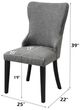 ACME Furniture Marioly 2-Piece Gray Side Chair Set-2