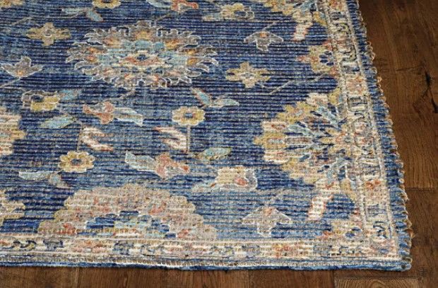 KAS Rugs Morris Blue Chloe 5'x7' Area Rug-1