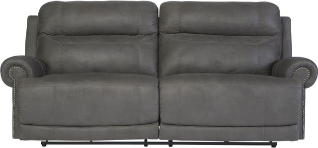 Signature Design by Ashley® Austere Gray Two Seat Reclining Sofa-1