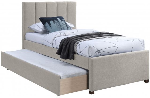 Meridian Furniture Harper Beige Twin Trundle Bed-2