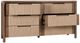 Classic Home Corda Natural/Nut Brown 6-Drawer Dresser-4
