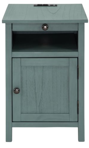Signature Design by Ashley® Treytown Teal Chairside End Table-1