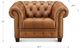 Hydeline® York Saddle Brown Chair-1