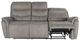 New Classic® Home Furnishings Kamari Gray Dual Manual Reclining Sofa-3