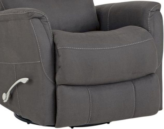 HomeStretch Genesis Denim Manual Swivel Glider Recliner-2