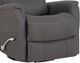 HomeStretch Genesis Denim Manual Swivel Glider Recliner-2