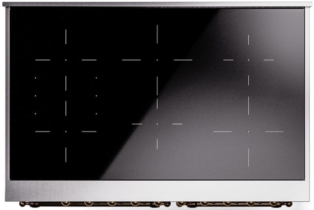 Ilve® Nostalgie II Series 40" Custom RAL Color Pro Style Induction Range-2