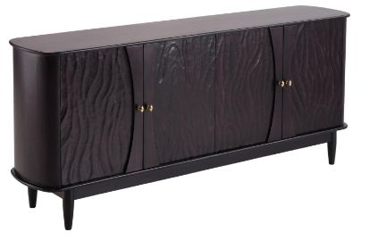 Jaipur Furniture Ravina Black Cabinet-0